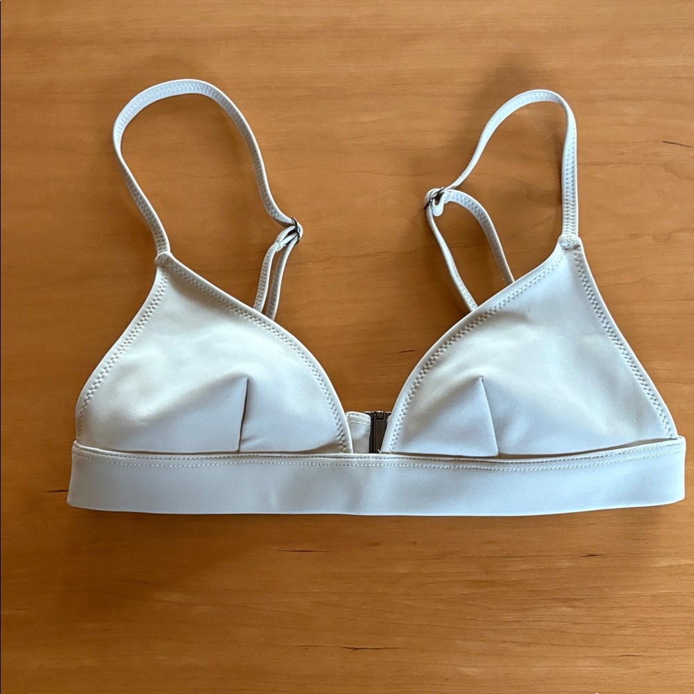 Rochelle Sara cream Bikini top